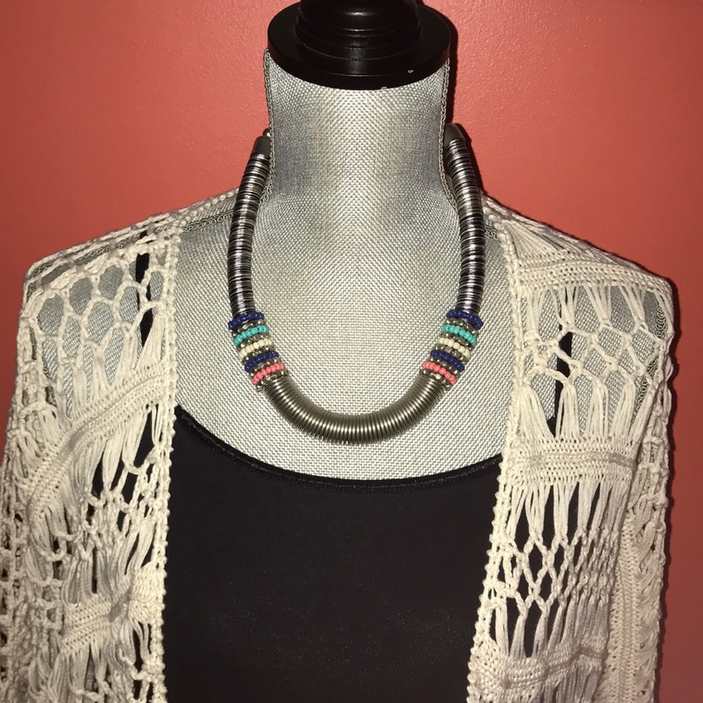 Francesca’s Collections coil bead necklace